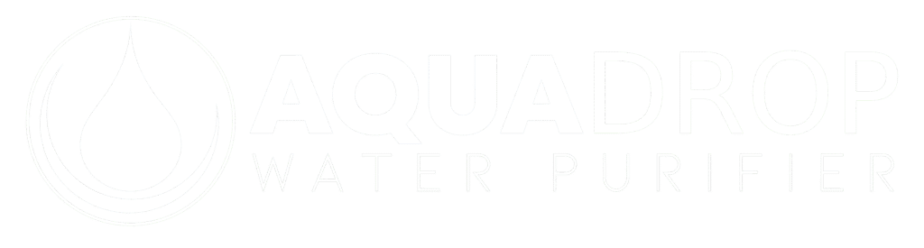 Aquadrop Water Purifier white Logo